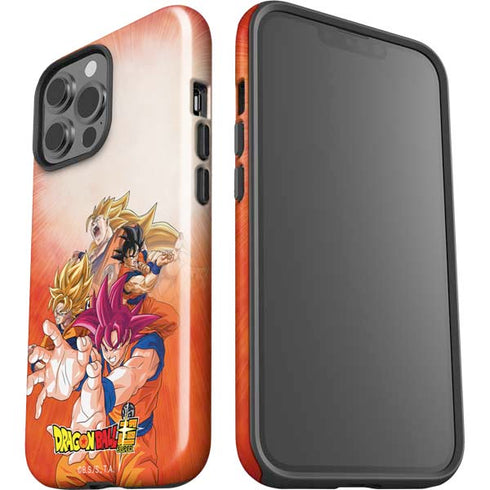 Dragon Ball Super Goku Evolution iPhone 15 Pro Max Impact Case